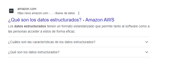 Al añadir FAQ Schema a estas páginas, se proporciona a los motores de búsqueda datos estru
