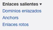 dominios salientes
