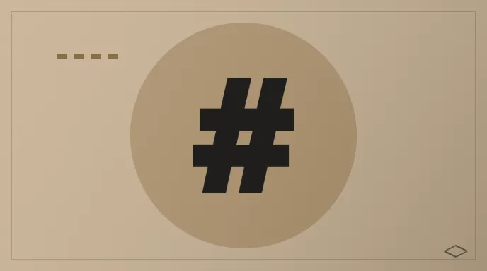 ¿Cuál es el origen del hashtag?