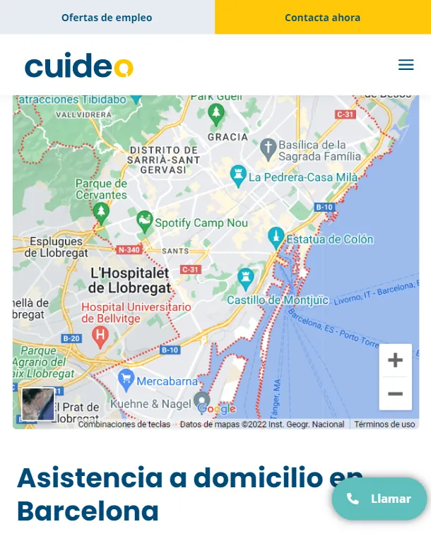 And linked to a specific area on Google Maps