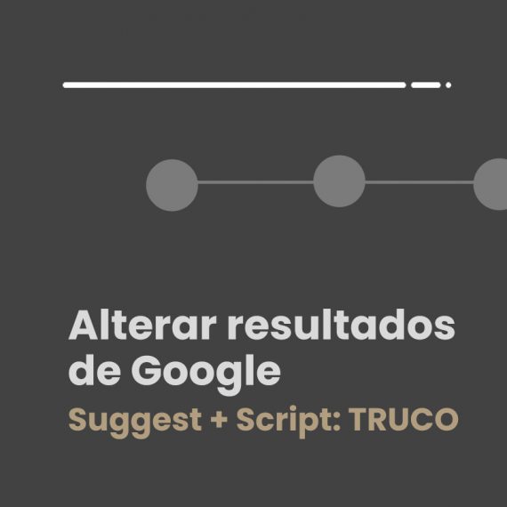 Alterar resultados de Google