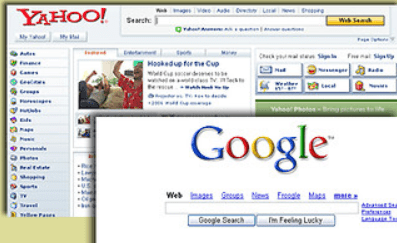 Comparativa Yahoo vs Google