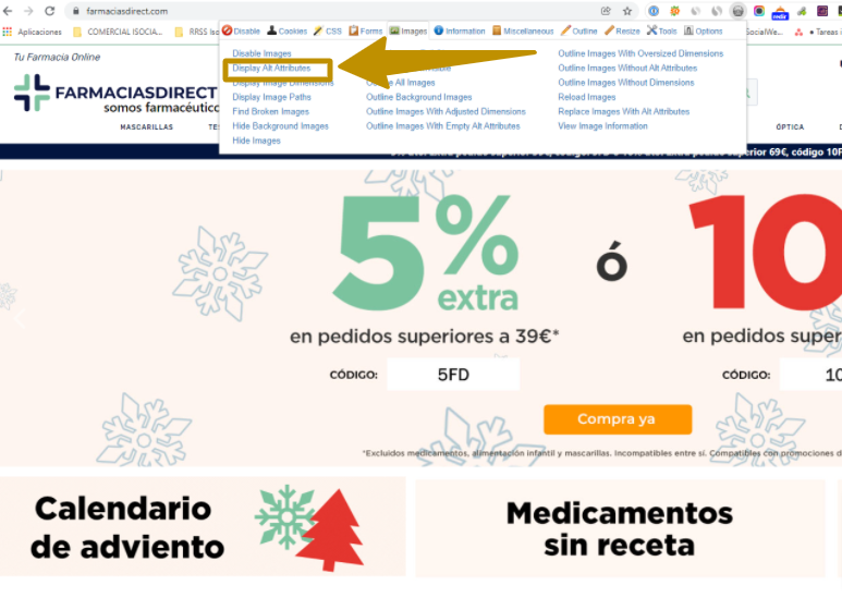 Extensión de chrome