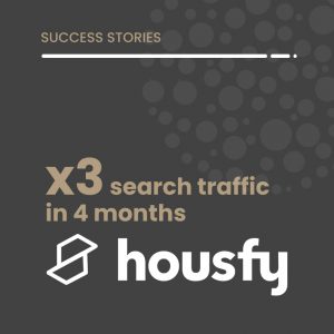 x3 Search traffic in 4 months