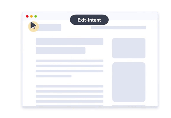 Exit-Intent Pop Up Form