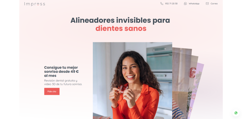 Landing page Clinica Dental