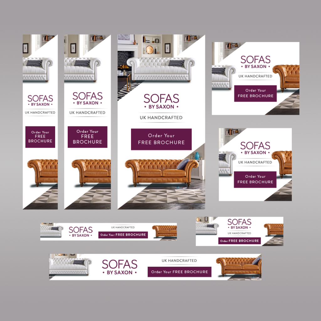 Ejemplo banners para ecommerce de muebles