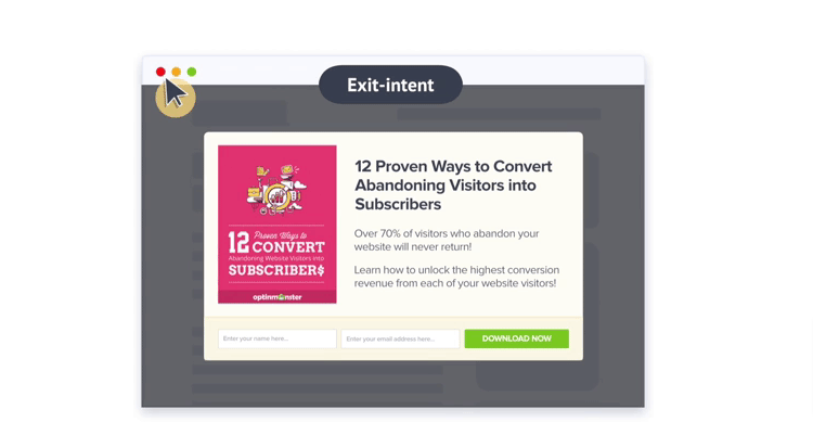Exit-Intent Pop Up Form 2