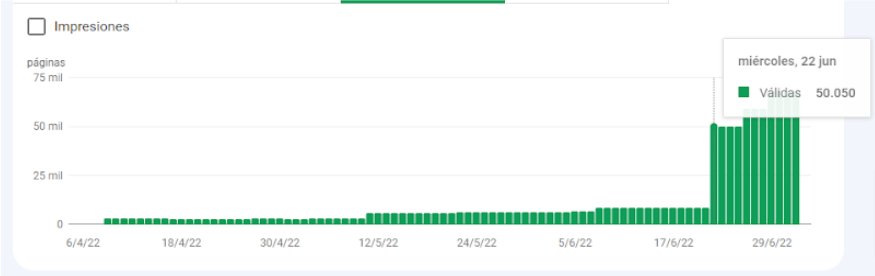 Caso de Éxito SEO Indexación