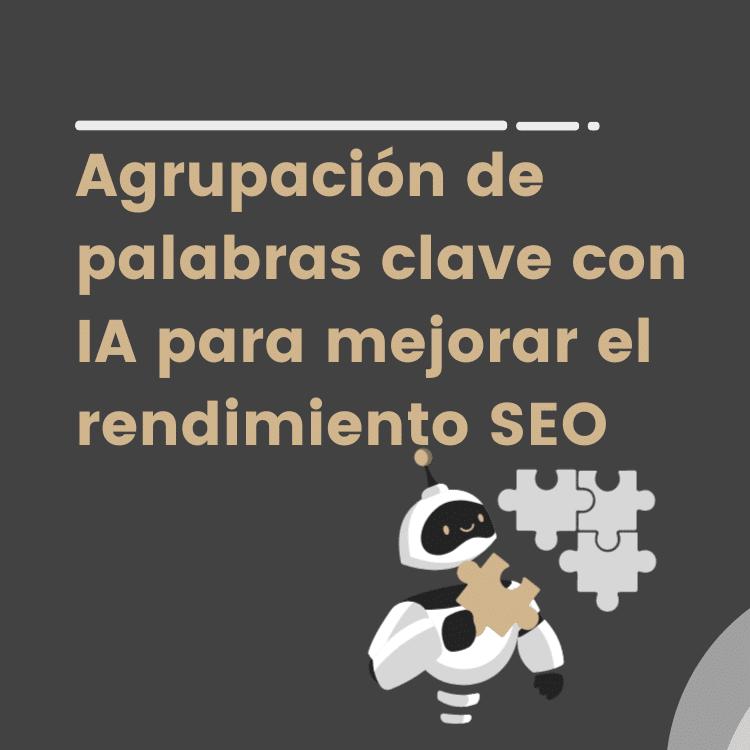 agurpacion de palabras clave con IA