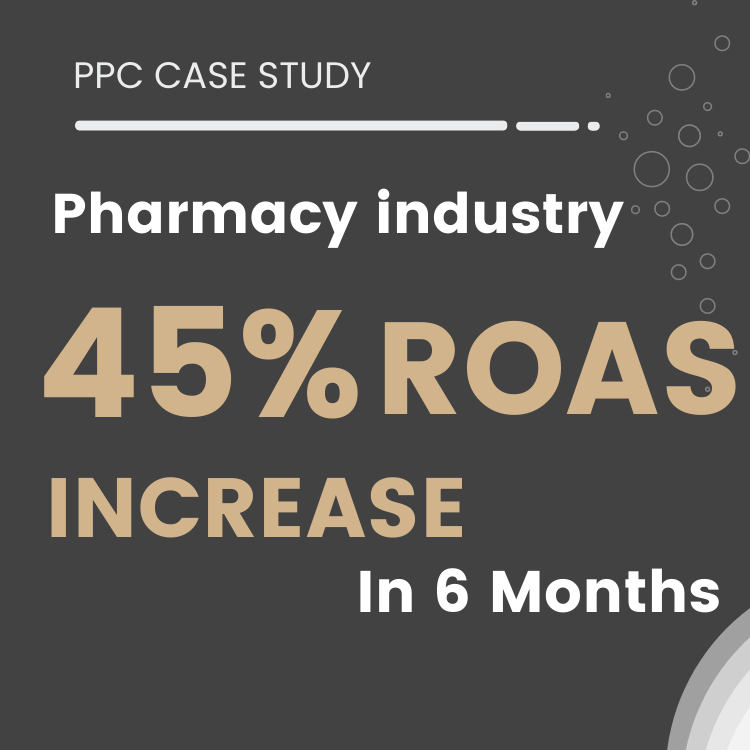 PPC case study ROAS 45