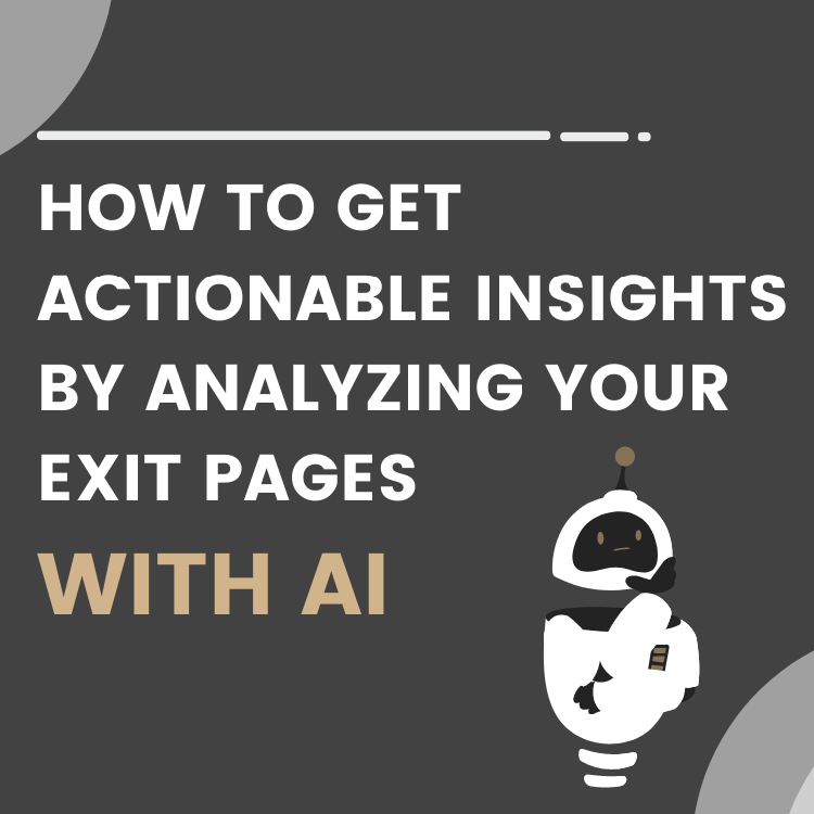 analyze your exit pages with ai