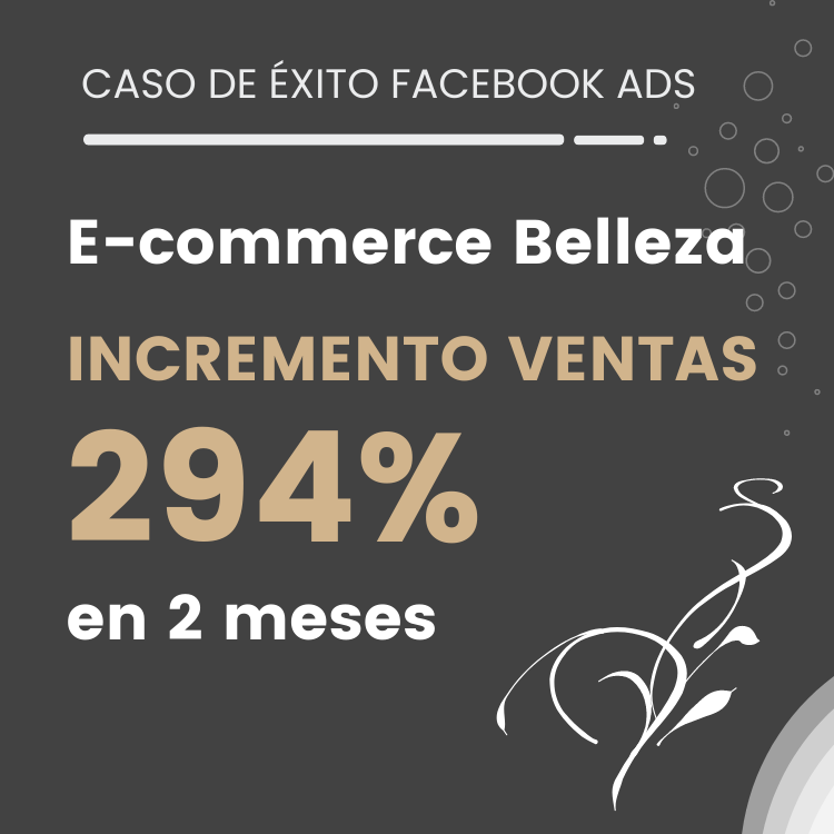 caso exito facebook ads ecommerce belleza