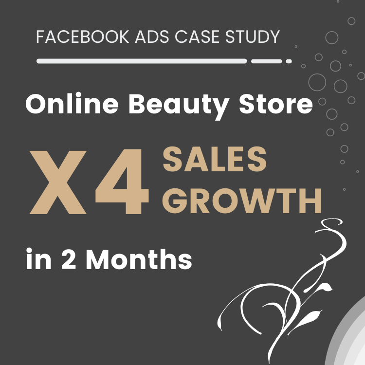 facebook ads case study online beauty store