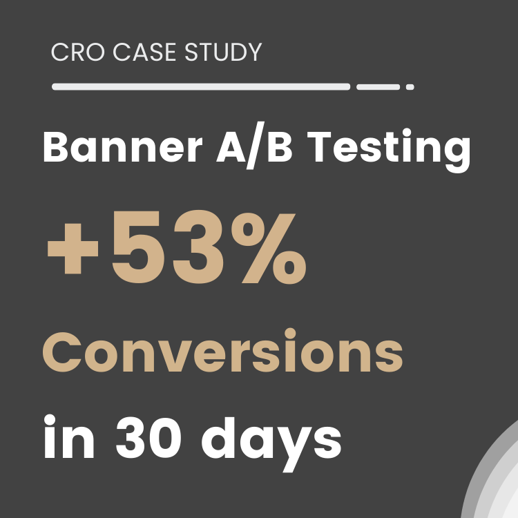 banner ab testing case study