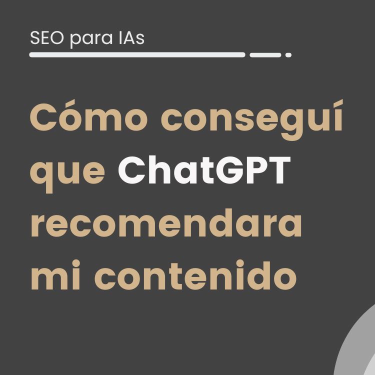 como conseguir que chatGPT recomiende tu contenido