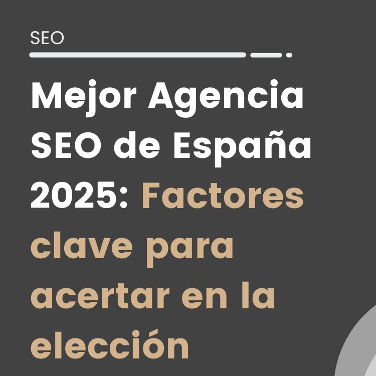 mejor agencia seo españa